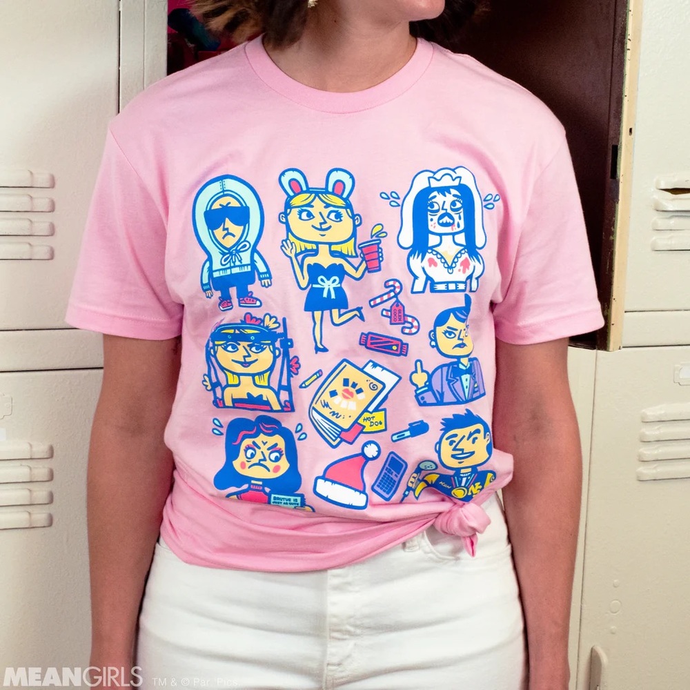 MEAN GIRLS (2003) “On Wednesdays We Wear Pink” Graphic T-shirt